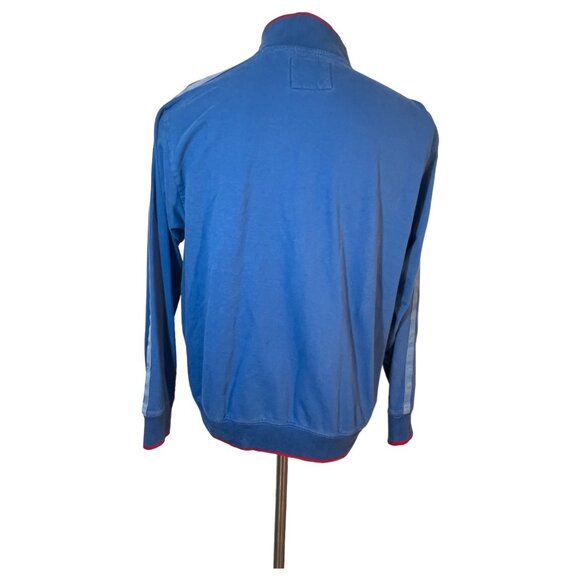 Vintage Chicago Cubs Zip Up Sweatshirt Jacket MLB Licensed Size Medium Red BLue - Picture 4 of 9